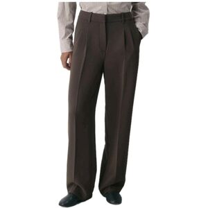 Aritzia The Effortless Crepette Brown Pants Trousers Office Preppy Academia 00